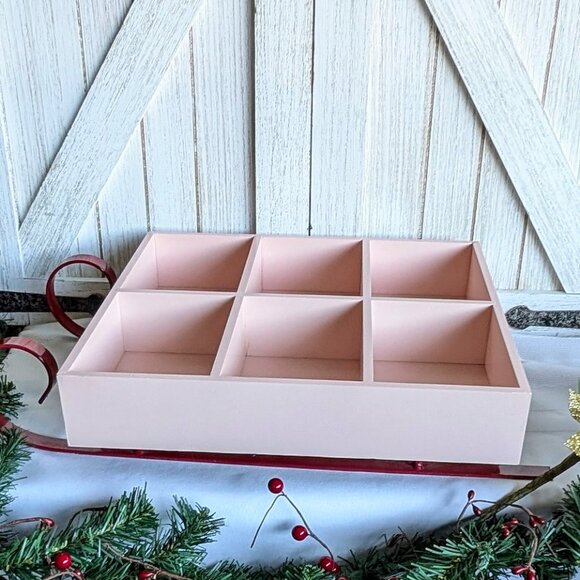 Bullseye Playground Wooden Tiered Tray Crate Cubby 2023 Valentine Pink - Picture 4 of 5